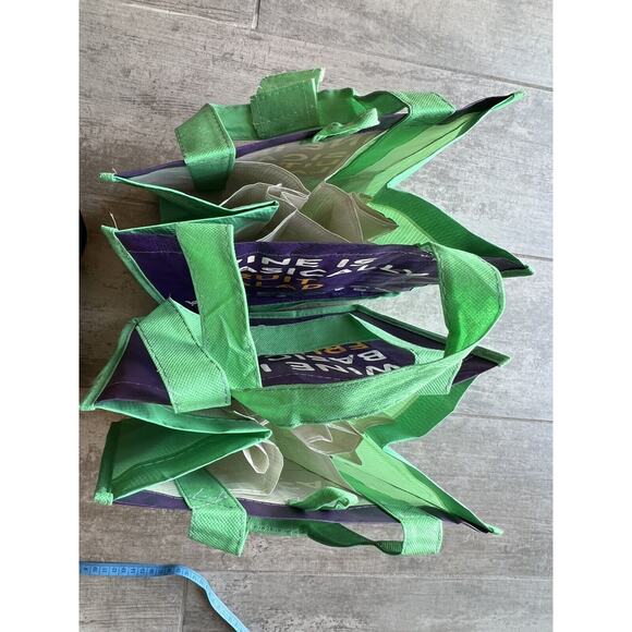 Set of 2 Lot Reusable Wine Tote Bag 12 Bottle Holder Carrier Party Storage - Picture 5 of 5